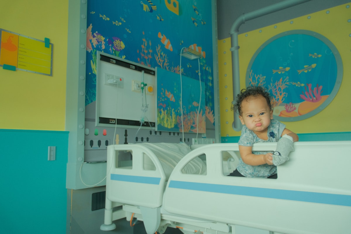 A children's ward at Aneeja Hospital