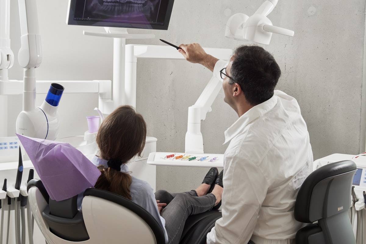 A modern dental suite at Aneeja Hospital, Accra